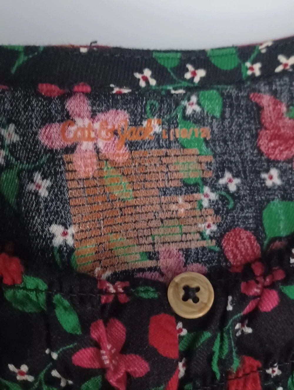 Cat & Jack Floral Dress Girls Sz 10/12 $12/4.99 SHIPPING